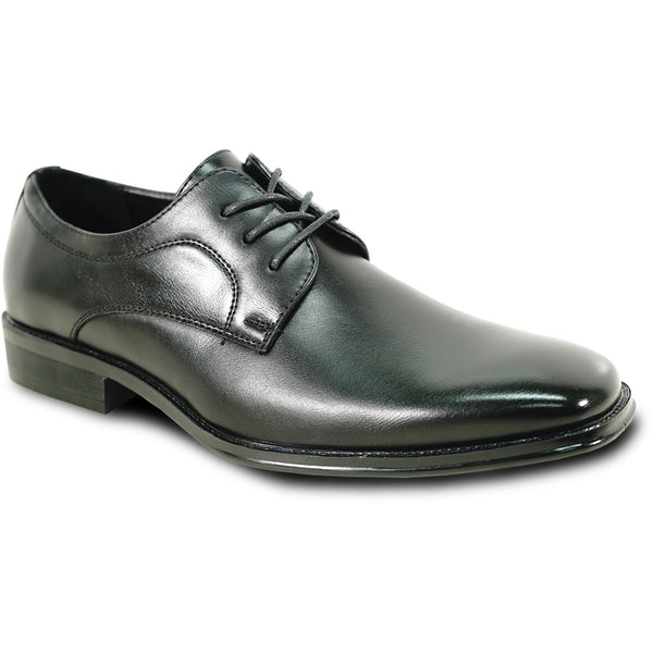 BRAVO Men Dress Shoe MILANO-8 Oxford Shoe Black